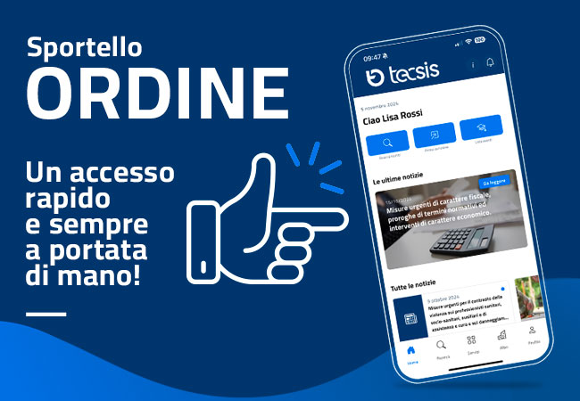 Clicca per accedere all'articolo Rilascio nuova APP dell'Ordine